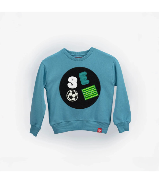 JantiFox Çocuk Sweatshirt // İndigo
